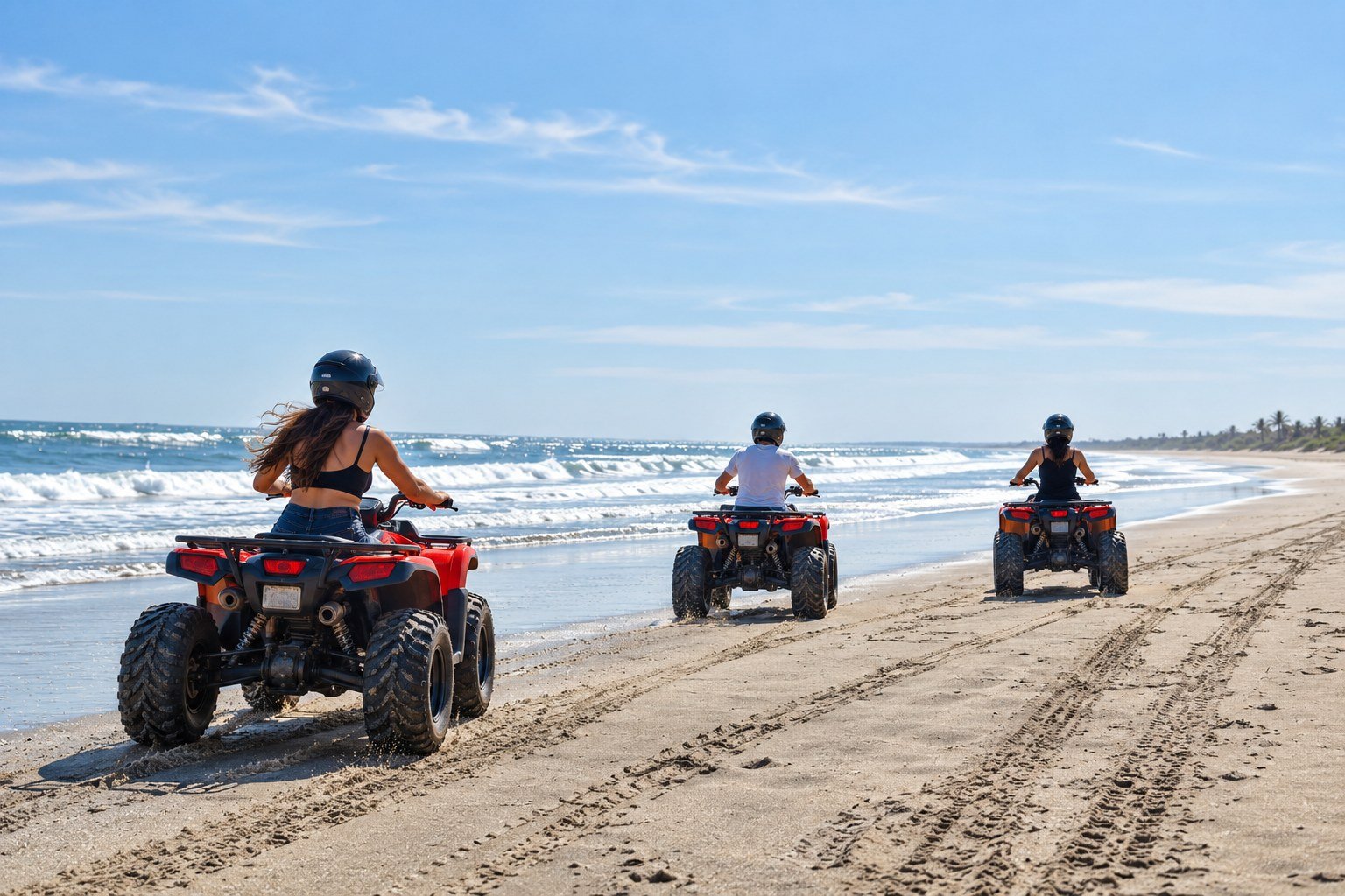 Recorrido en moto por Playa Diamante